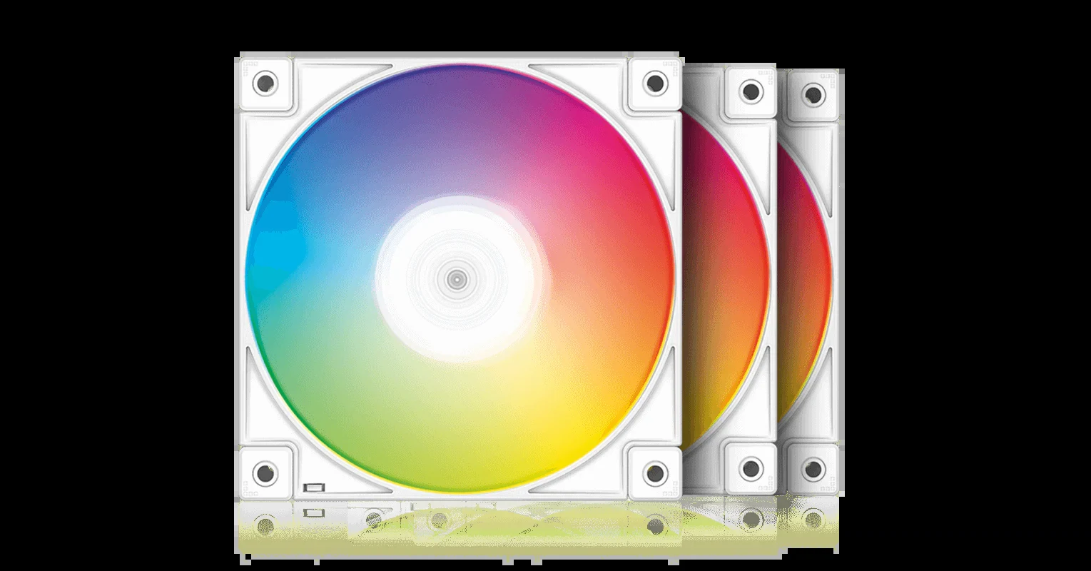 Fan DeepCool FC120 WHITE Triple Pack - White - ARGB - New