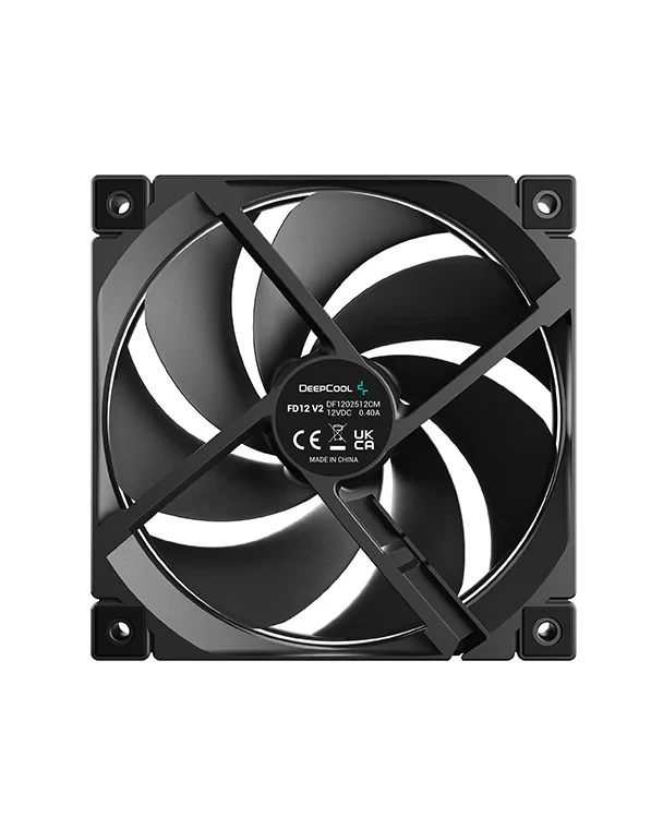 Fan DeepCool FD12 - Black - PWM - New