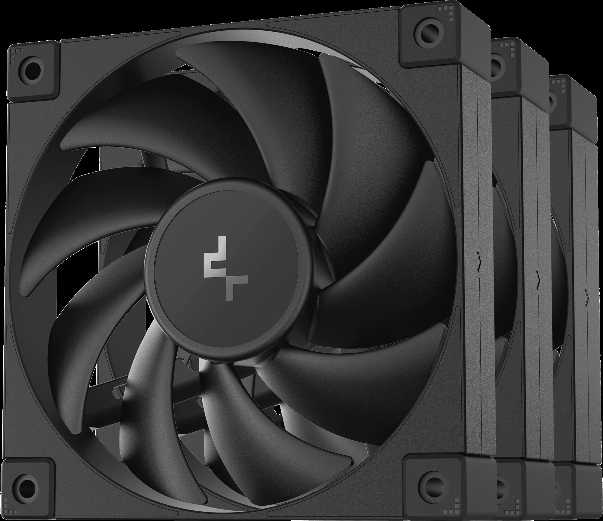 Fan DeepCool FD12 Triple Pack - Black - PWM - New