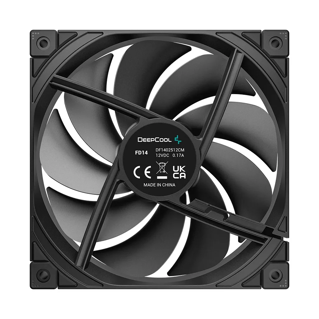 Fan DeepCool FD14 Triple Pack - Black - PWM - New