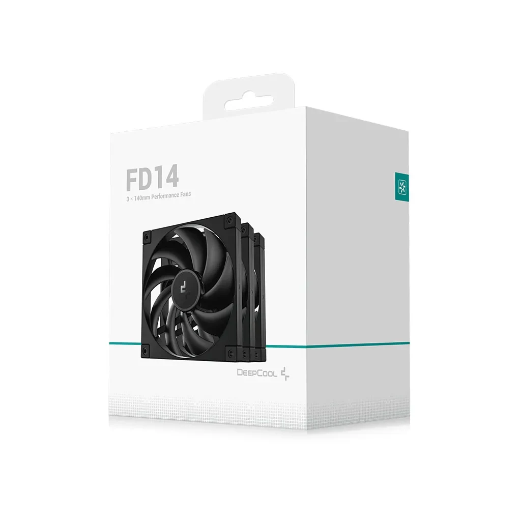 Fan DeepCool FD14 Triple Pack - Black - PWM - New
