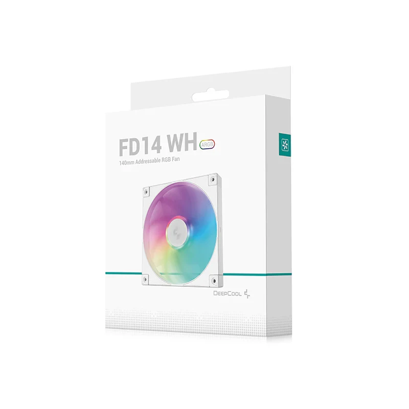 Fan DeepCool FD14 WH ARGB - White - ARGB - New