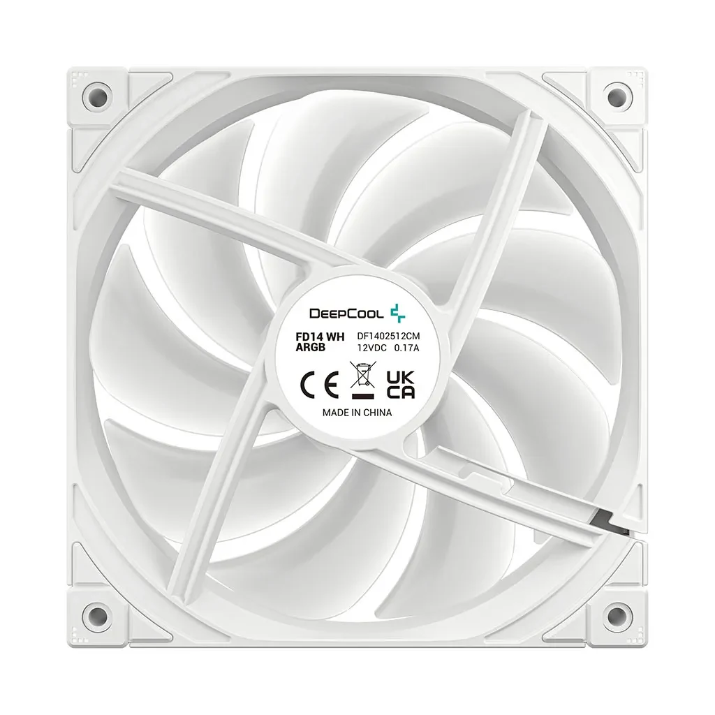 Fan DeepCool FD14 WH Triple Pack - White - PWM - New