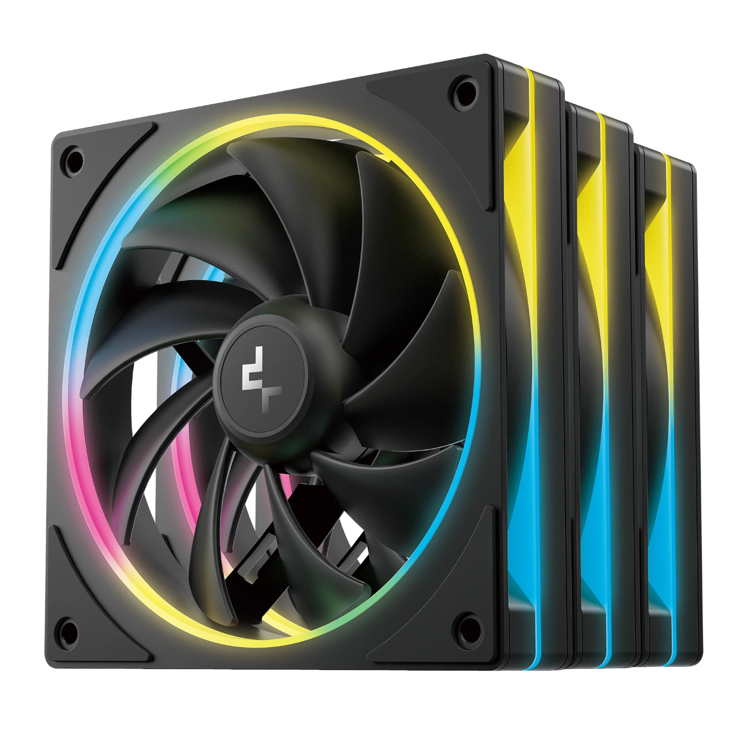 Fan DeepCool FL12 Triple Pack - Black - ARGB - New