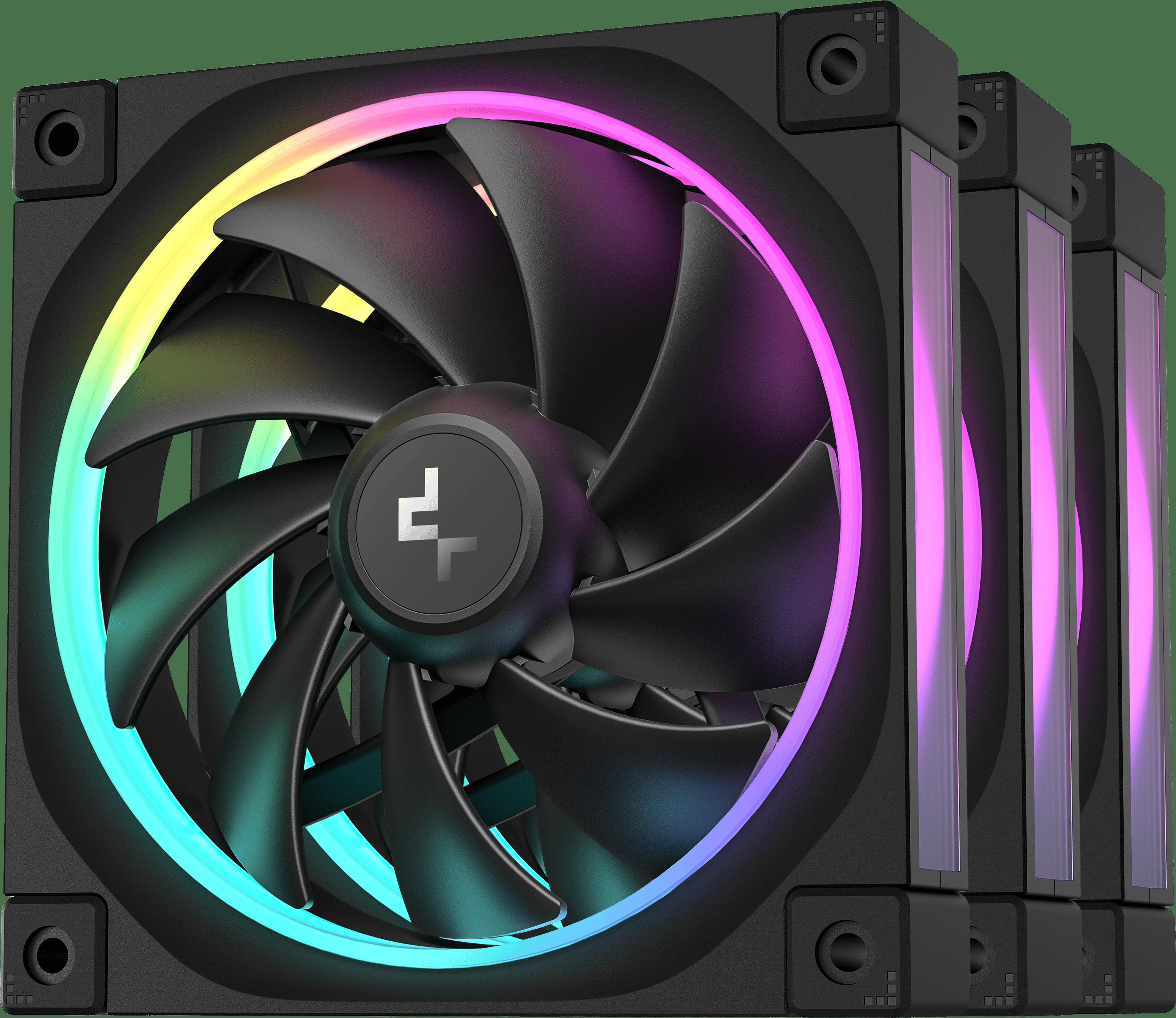 Fan DeepCool FL12 Triple Pack - Black - ARGB - New