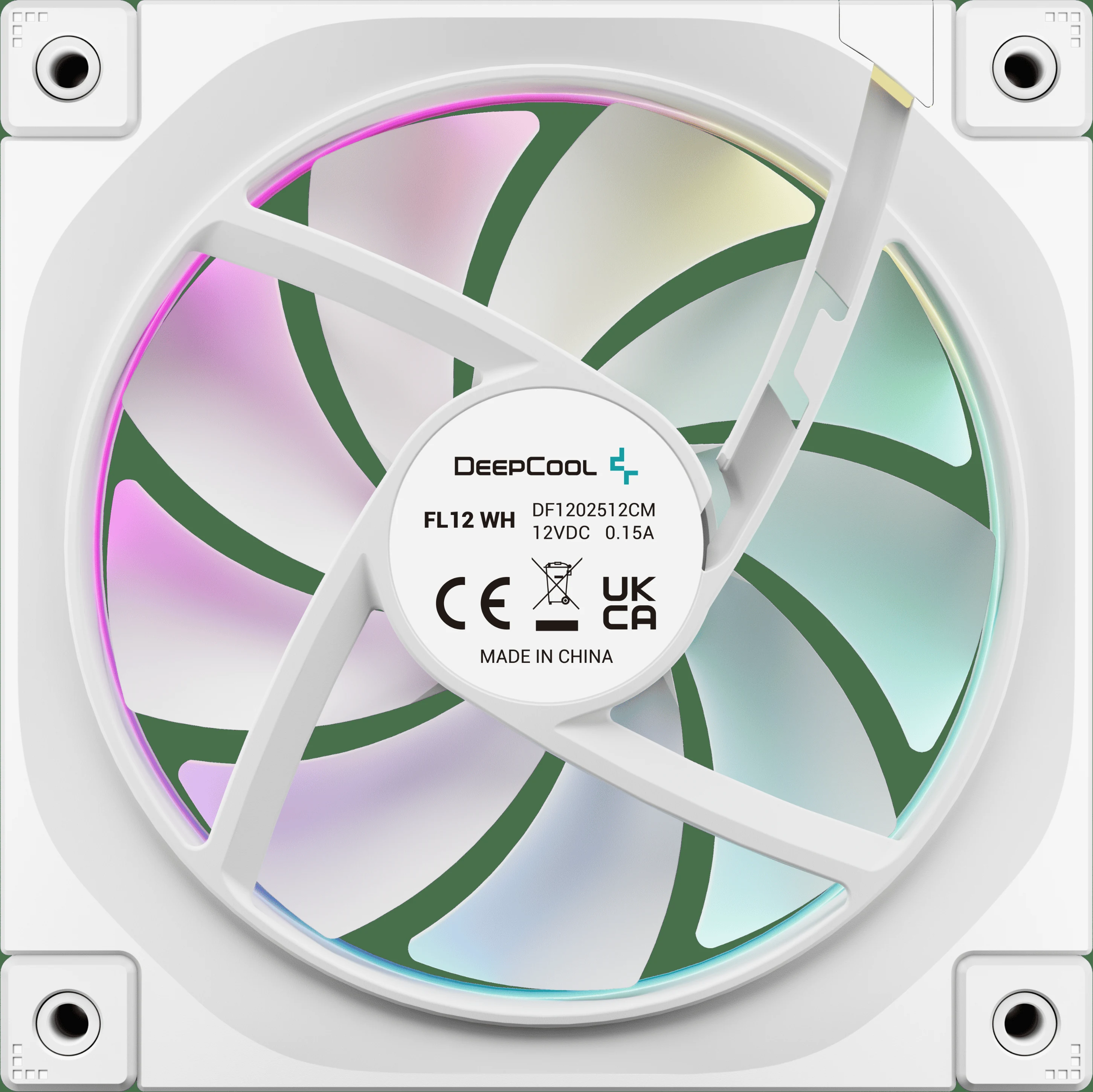 Fan DeepCool FL12 WH Triple Pack - White - ARGB - New