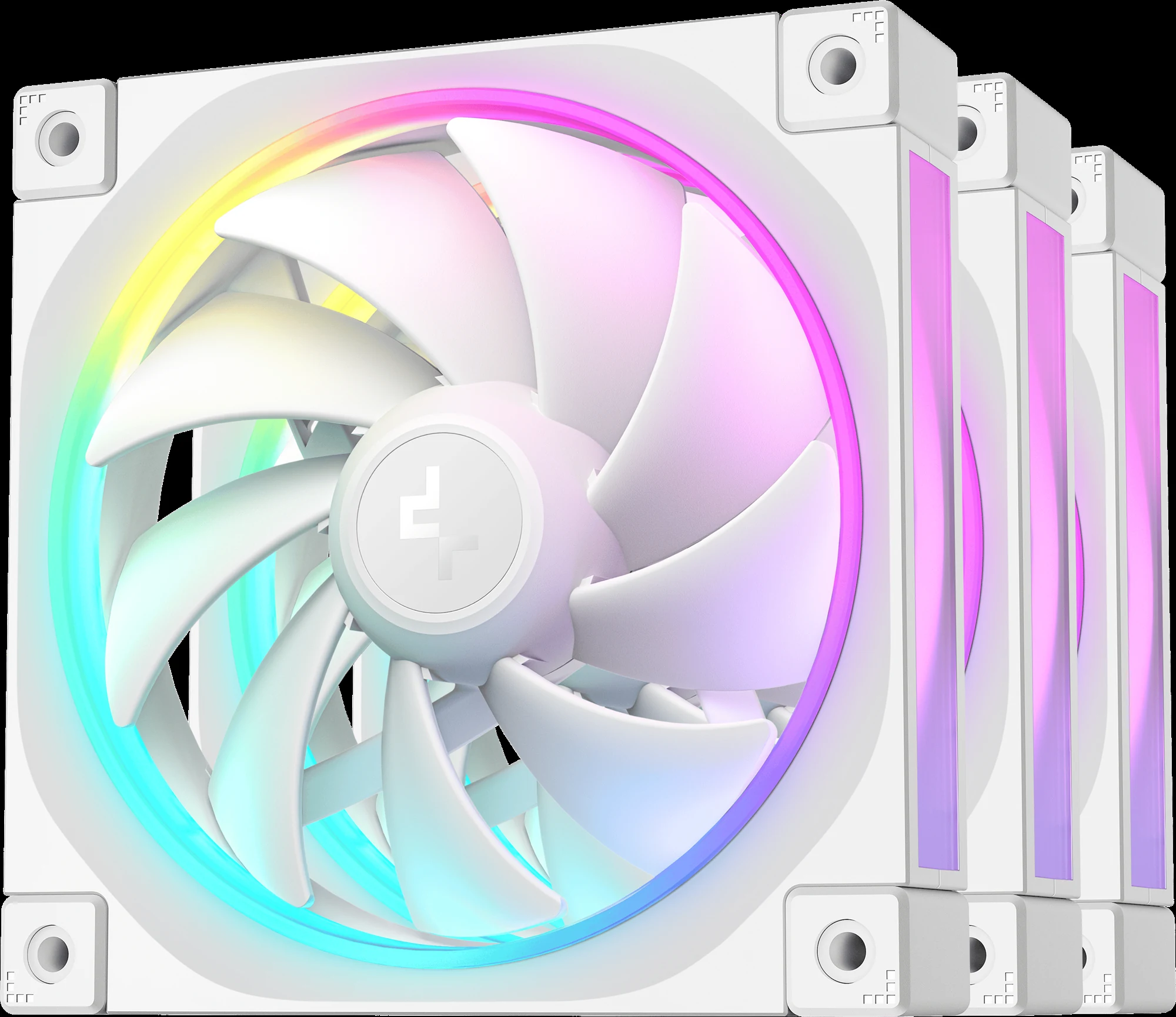 Fan DeepCool FL12 WH Triple Pack - White - ARGB - New