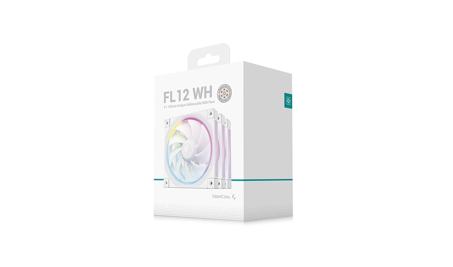 Fan DeepCool FL12 WH - White - ARGB - New