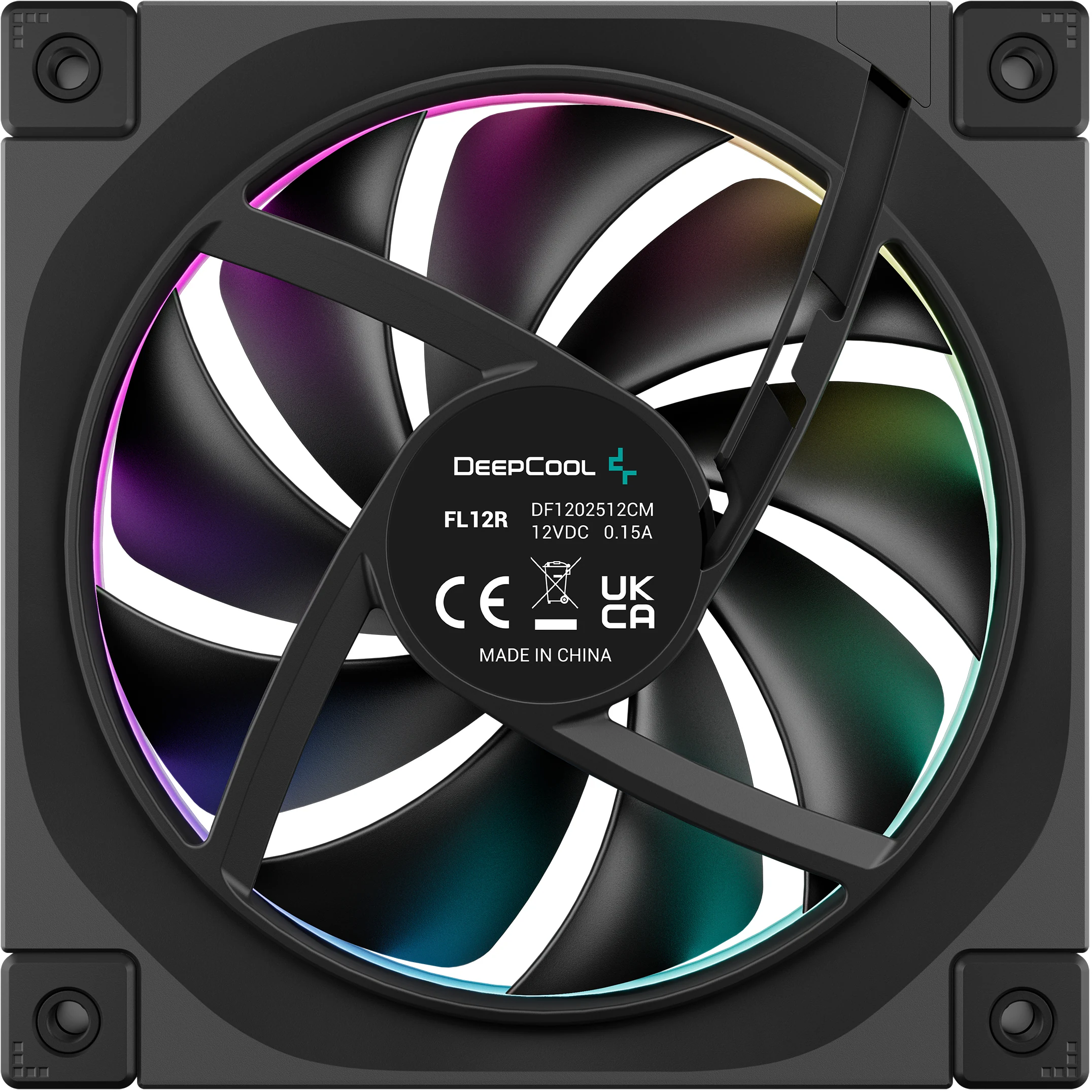Fan DeepCool FL12R SE Reverse Blade Triple Pack - Black - ARGB - New