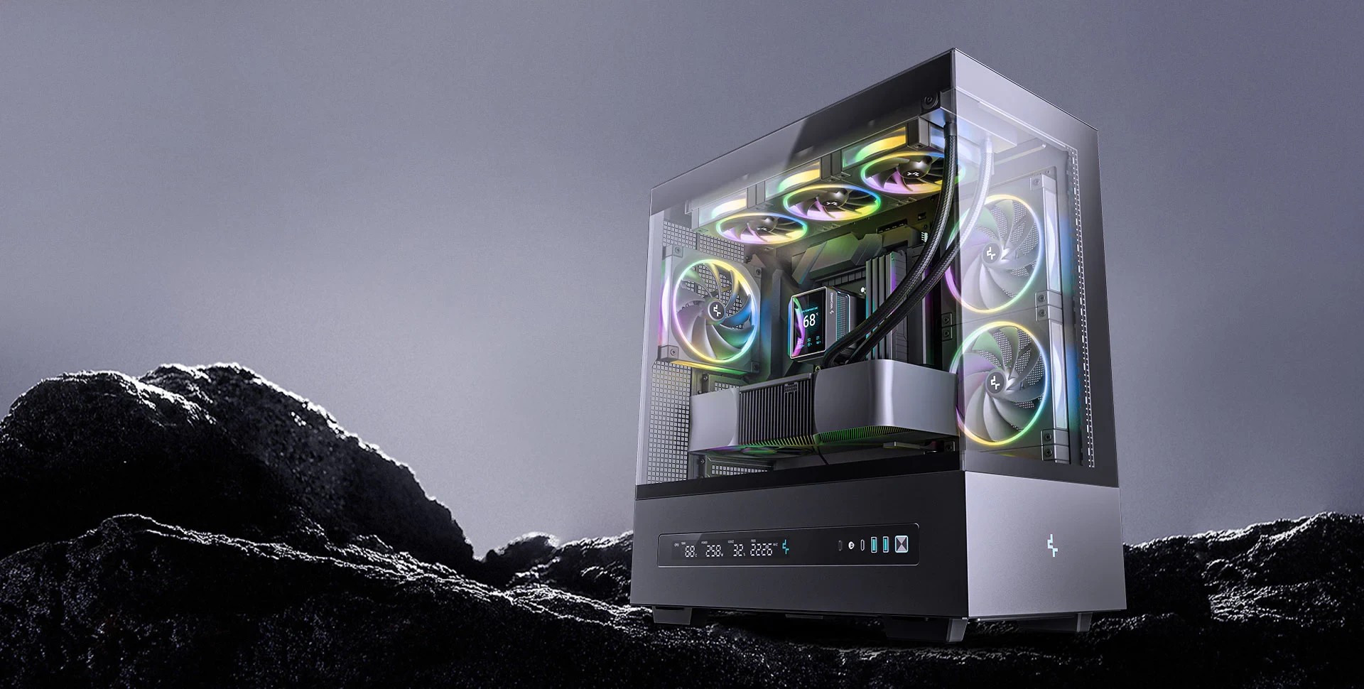 Fan DeepCool FL14 - Black - ARGB - New