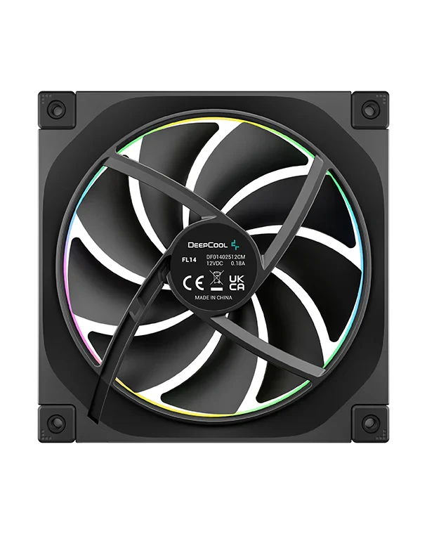 Fan DeepCool FL14 - Black - ARGB - New