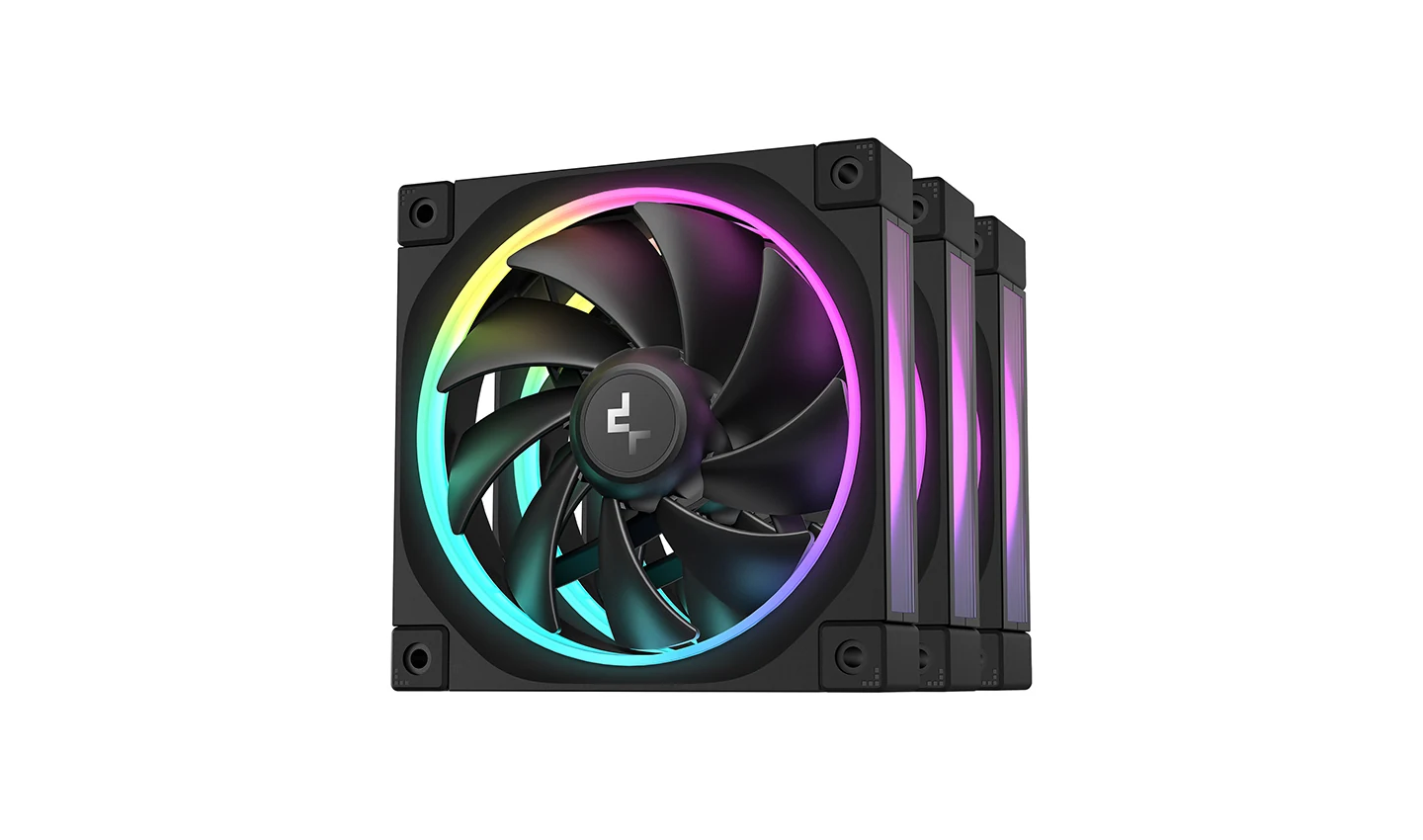 Fan DeepCool FL14 Triple Pack - Black - ARGB - New