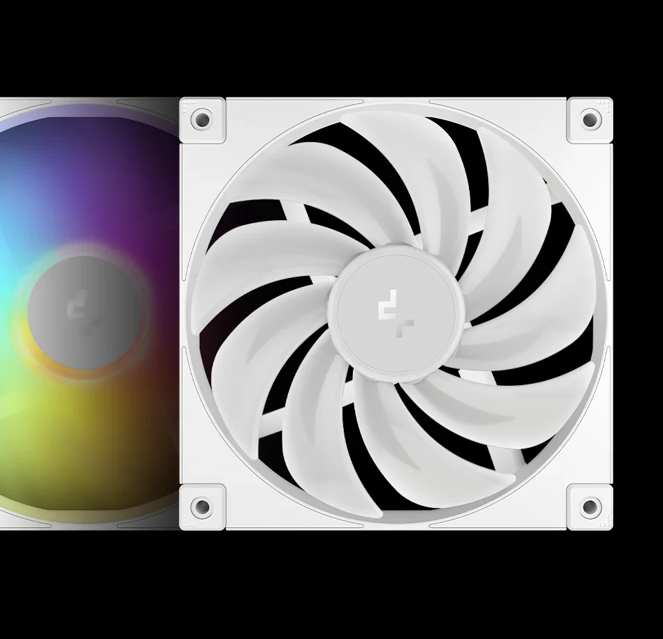Fan DeepCool FL14 WH Triple Pack - White - ARGB - New