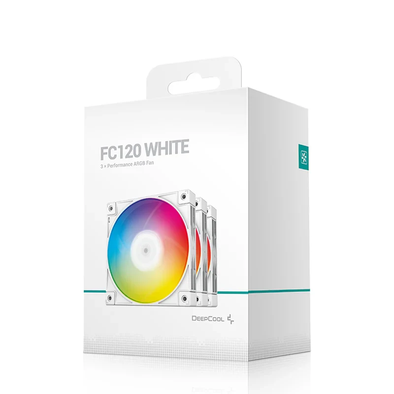 Fan DeepCool FL14 WH Triple Pack - White - ARGB - New