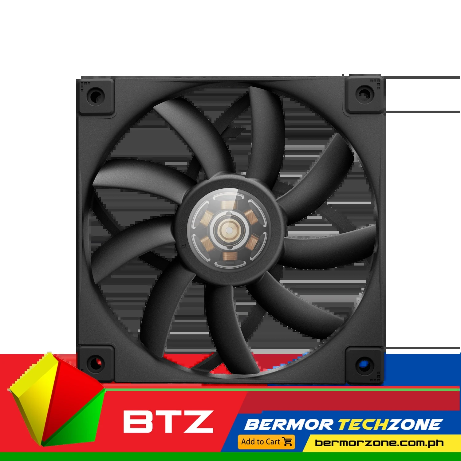 Fan DeepCool FT12 Slim - Black - PWM - New