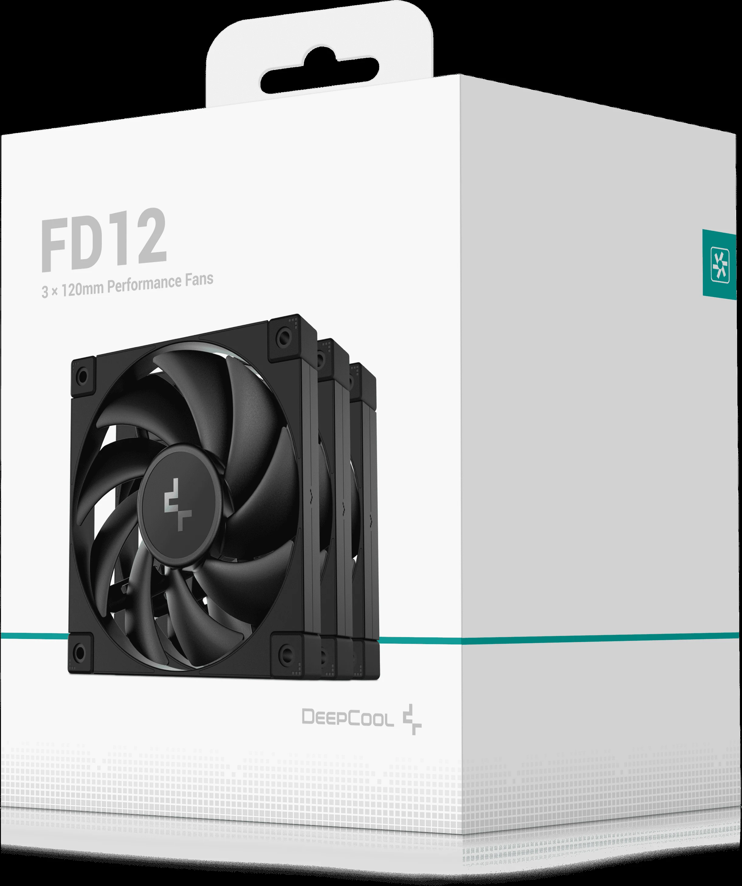 Fan DeepCool FT12 Triple Pack - Black - PWM - New