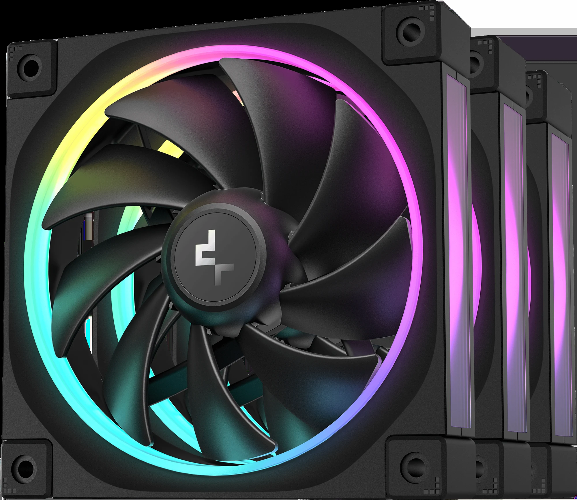 Fan DeepCool FT12 Triple Pack - Black - PWM - New