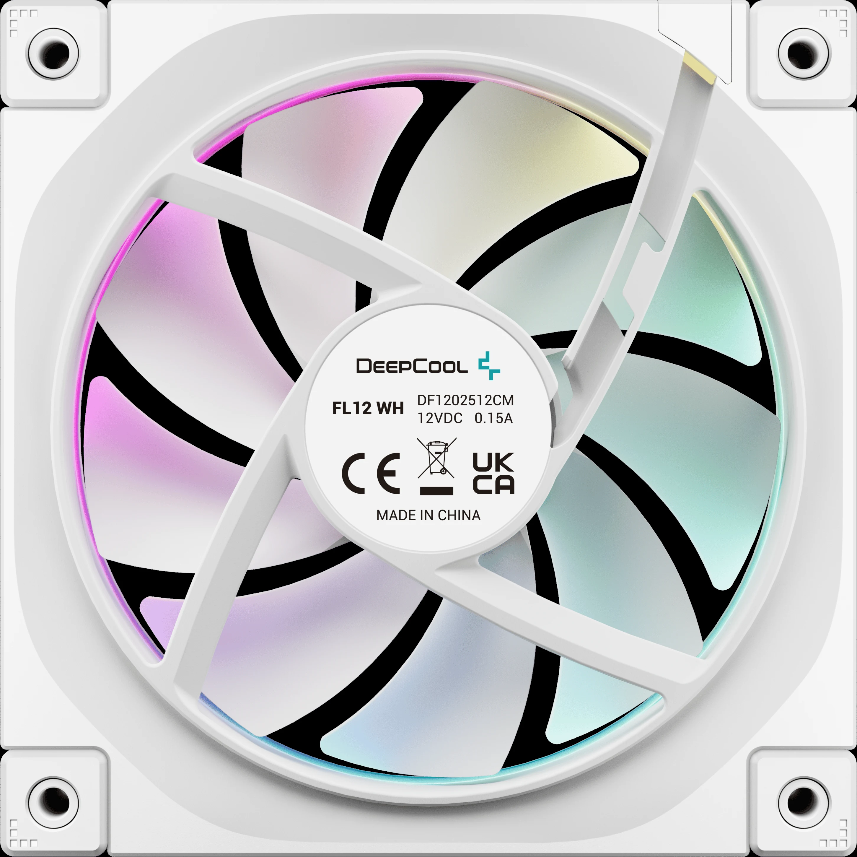 Fan DeepCool FT12 WH Triple Pack - White - PWM - New