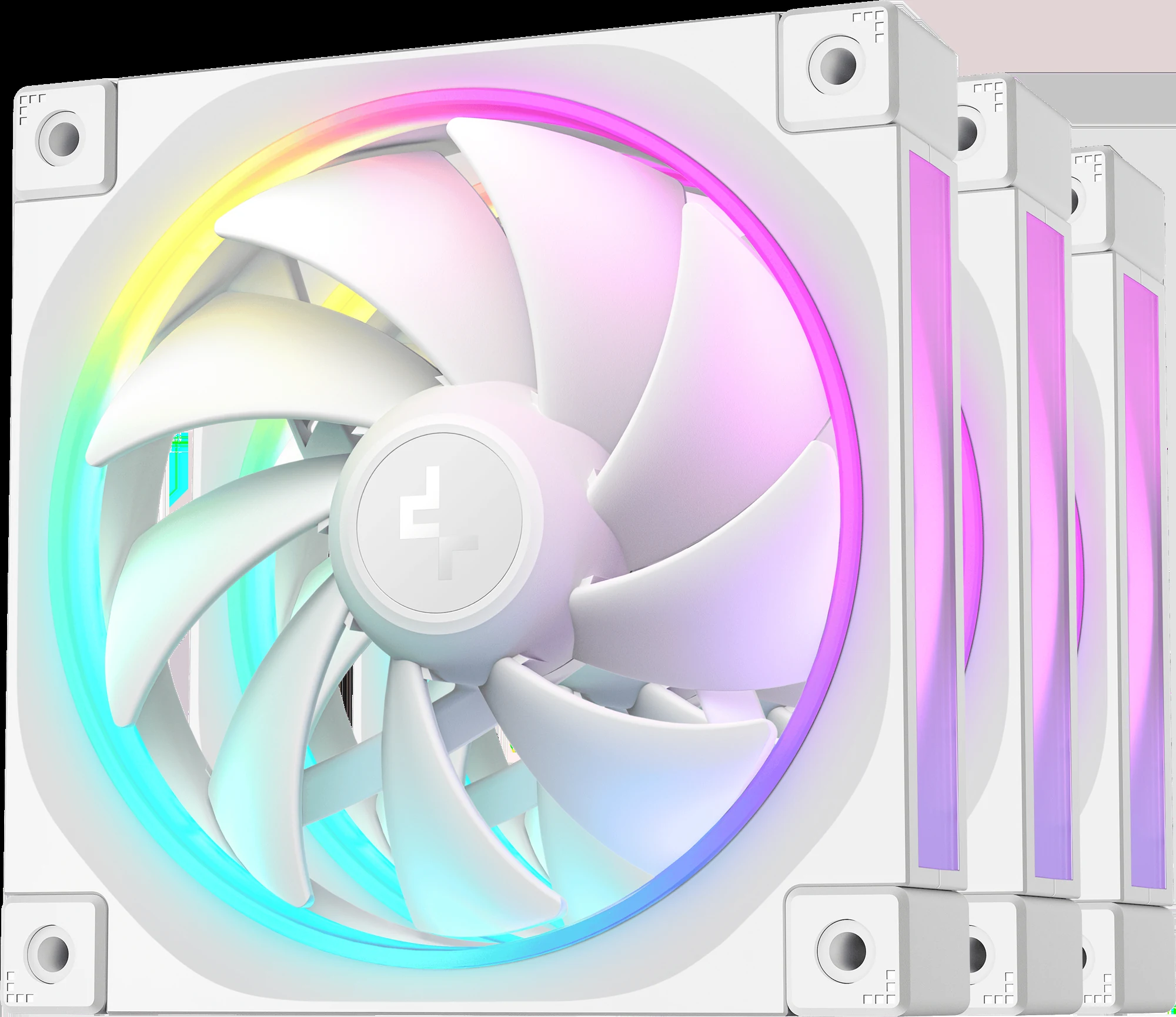 Fan DeepCool FT12 WH Triple Pack - White - PWM - New