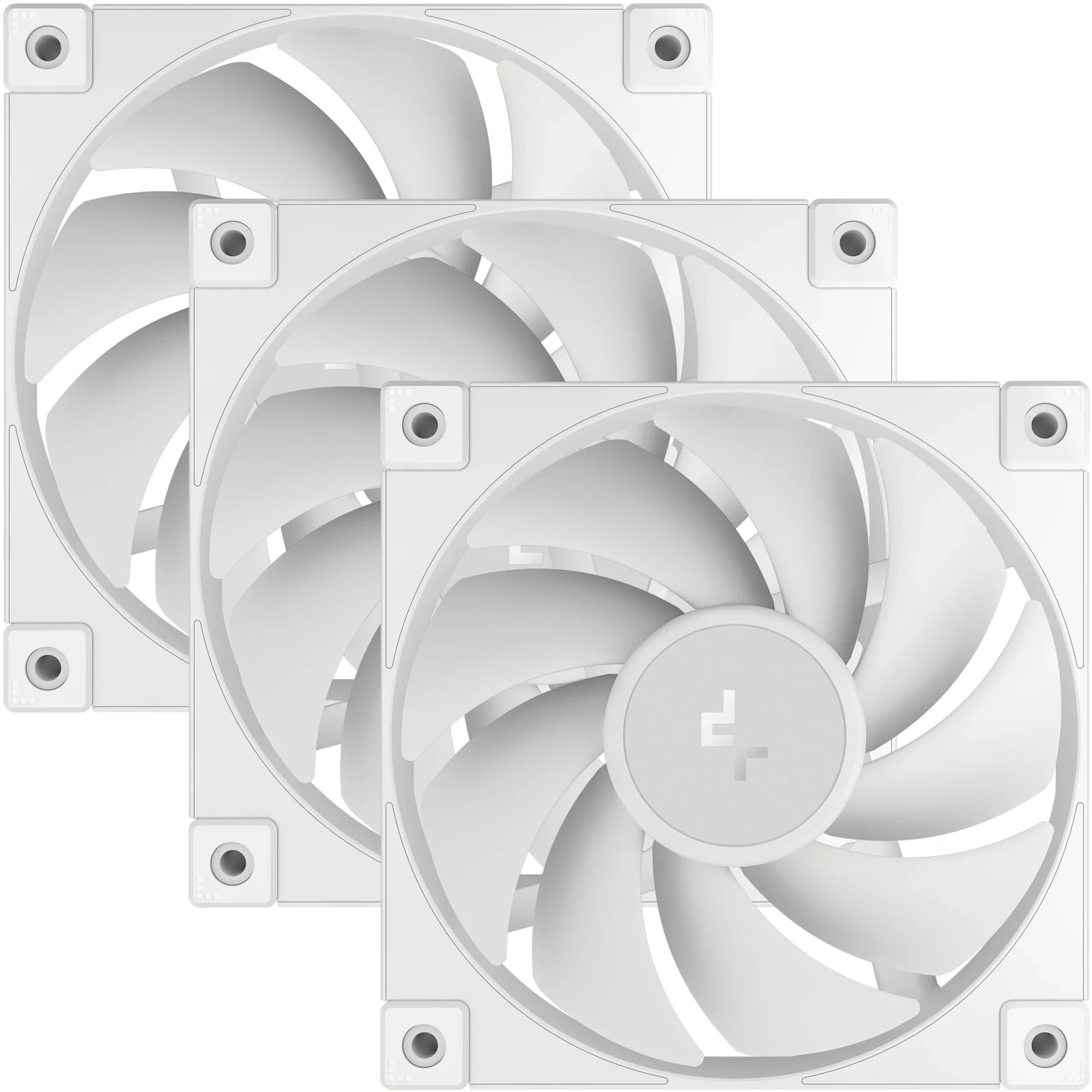 Fan DeepCool FT12 WH Triple Pack - White - PWM - New