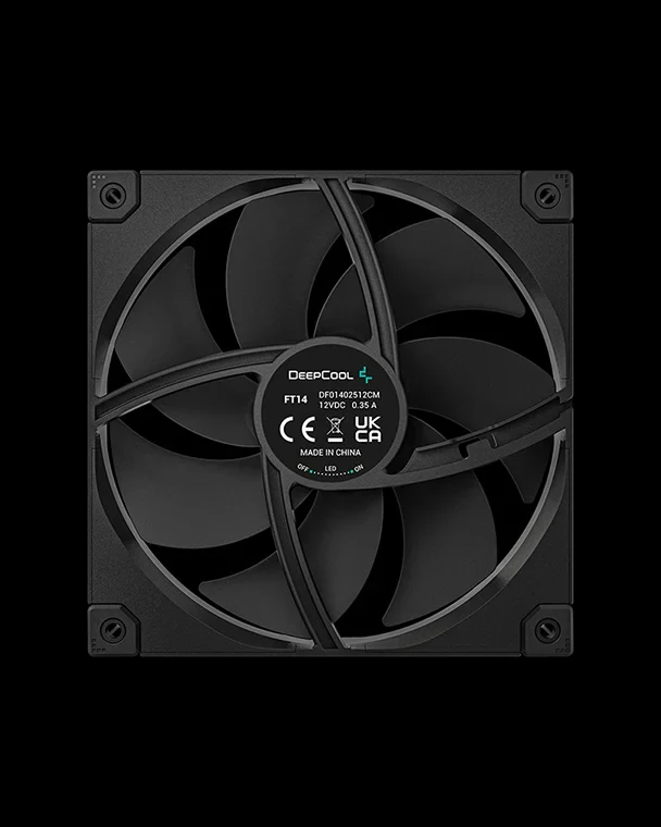 Fan DeepCool FT14 - Black - PWM - New