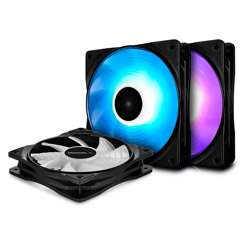 Fan DeepCool RF120 Triple Pack - Black - RGB - New