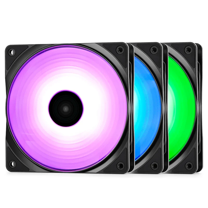 Fan DeepCool RF120 Triple Pack - Black - RGB - New