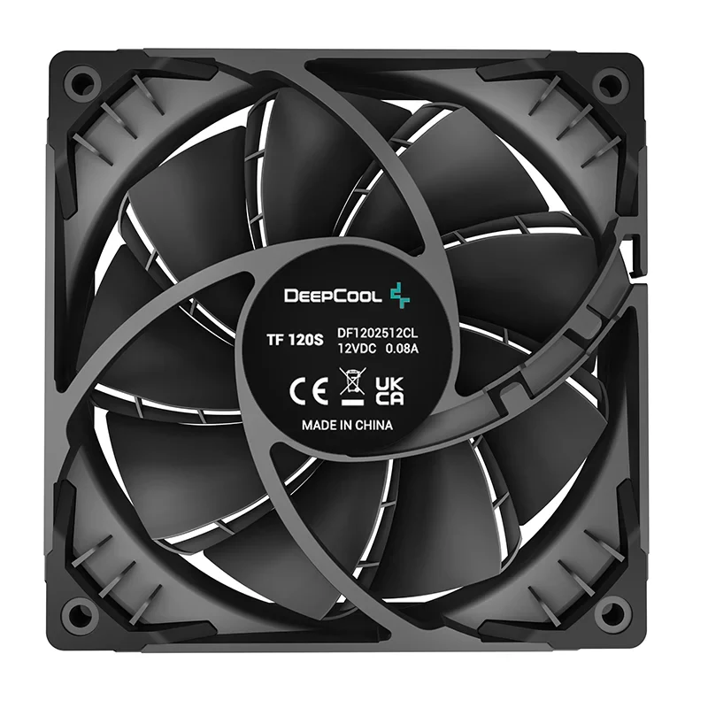 Fan DeepCool TF120 BK/RD/RDL - Black/Red - LED - New