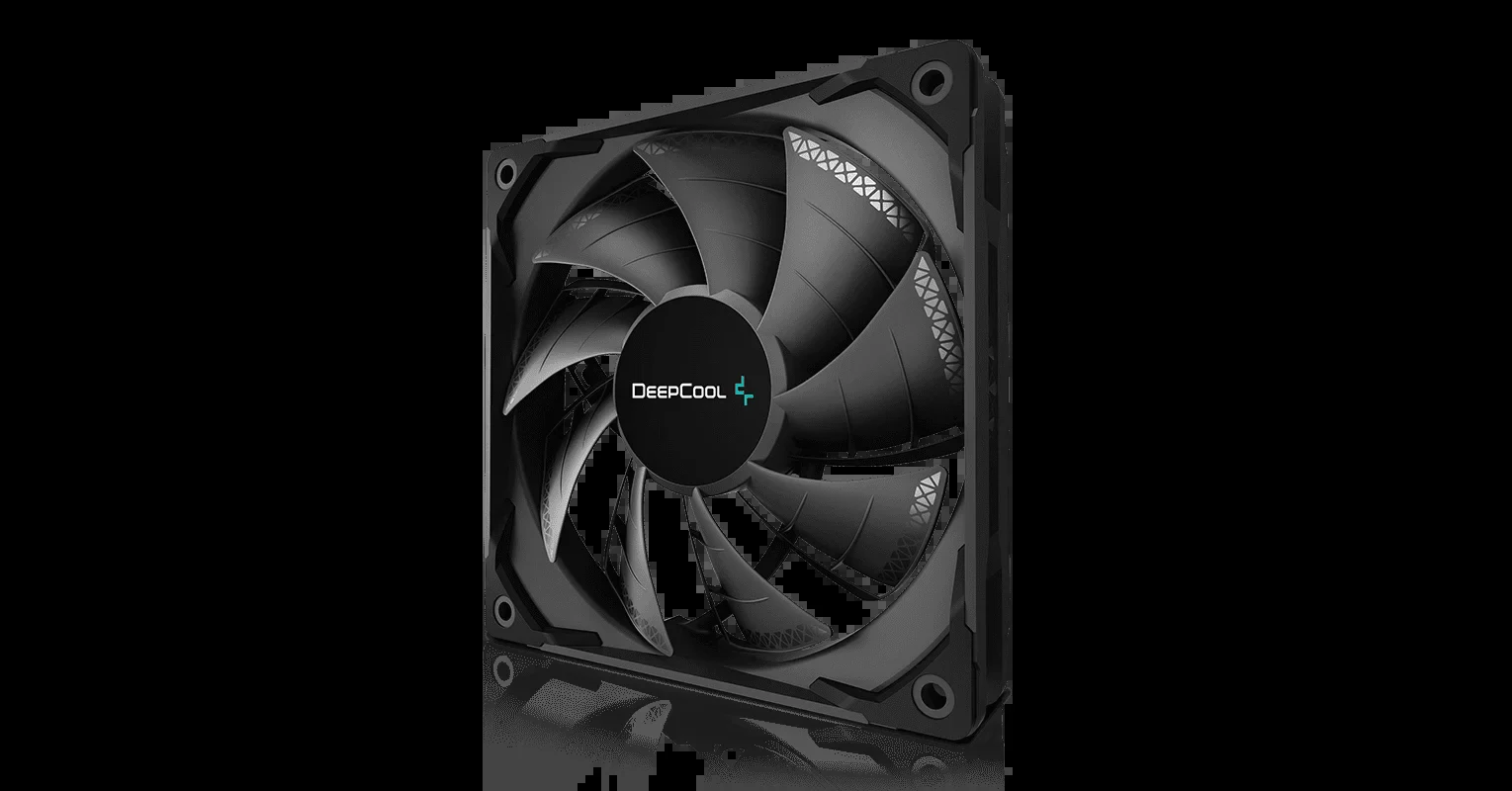 Fan DeepCool TF120S BLACK - Black - PWM - New