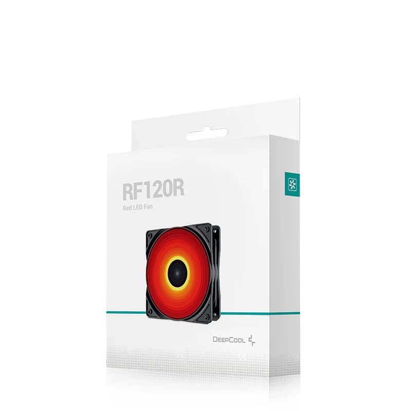 Fan DeepCool XFAN 120L WR - Black/Red - LED - New