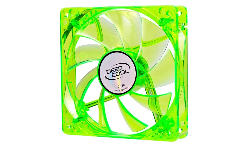 Fan DeepCool XFAN 120U BG - Black/Green - LED - New