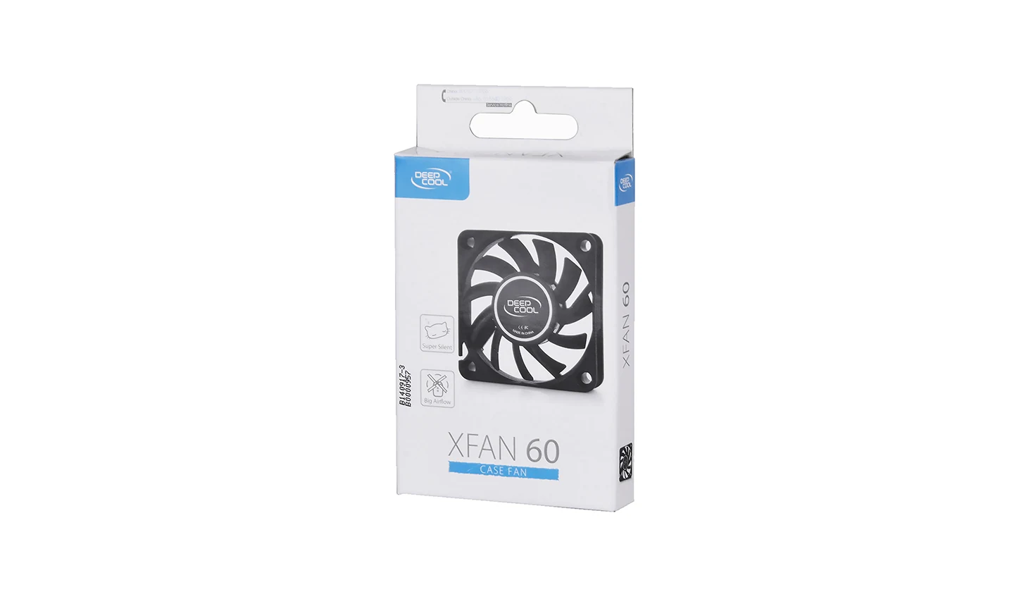 Fan DeepCool XFAN 60 - Black - PWM - New