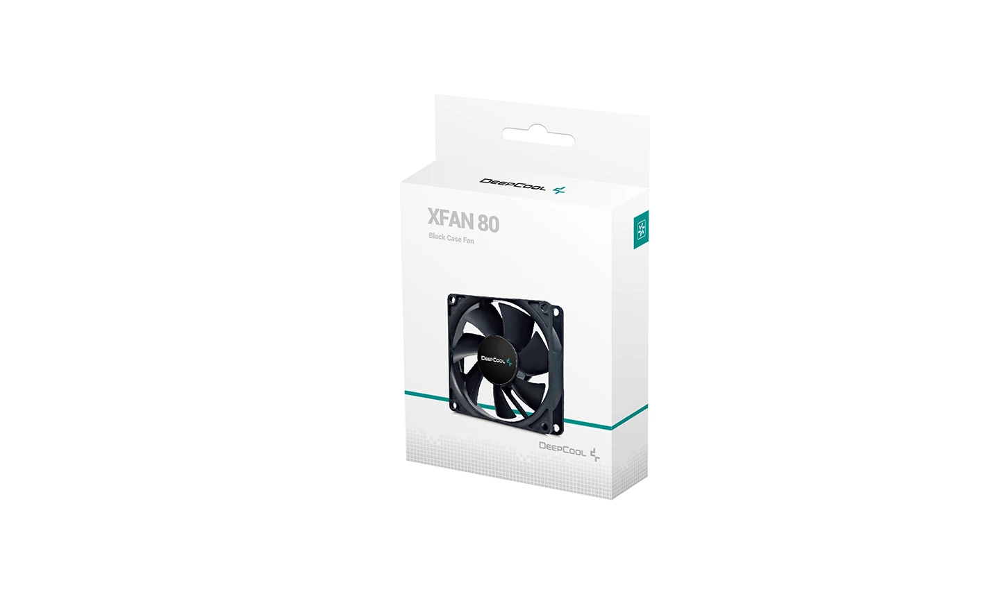 Fan DeepCool XFAN 80 - Black - PWM - New
