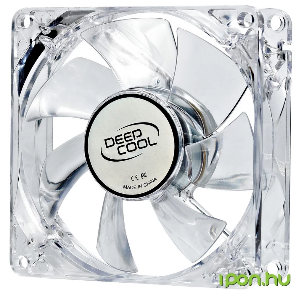 Fan DeepCool XFAN 80L/B - Black/Blue - LED - New