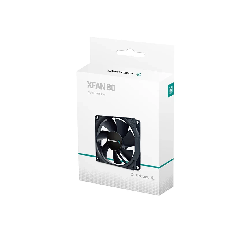 Fan DeepCool XFAN 80L/B - Black/Blue - LED - New