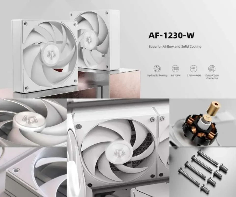 Fan ID-Cooling AF-1230-W - White - PWM - New