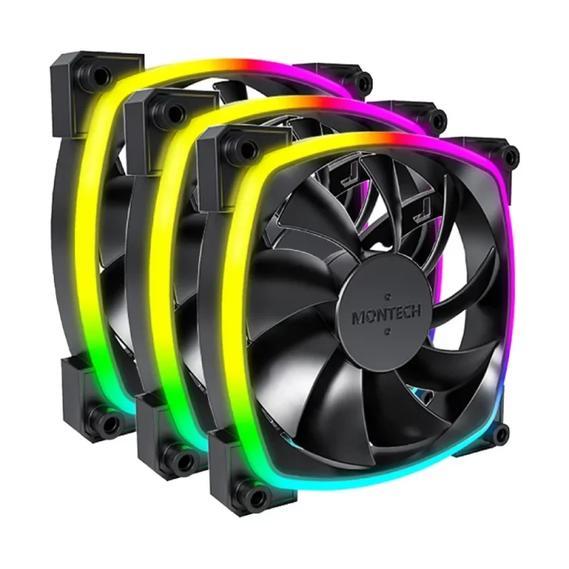 Fan ID-Cooling AF-125-K TRIO Triple Pack - Black - PWM - New