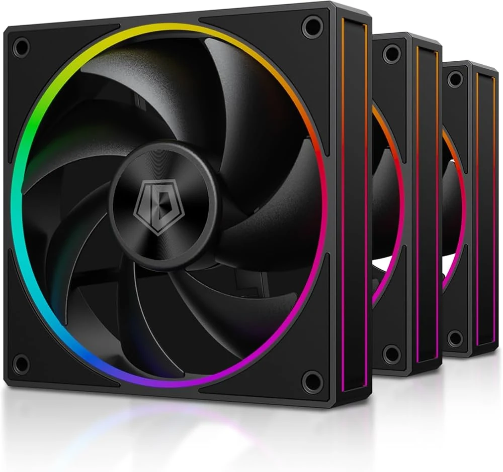 Fan ID-Cooling AF-127-ARGB-K TRIO Triple Pack - Black - ARGB - New