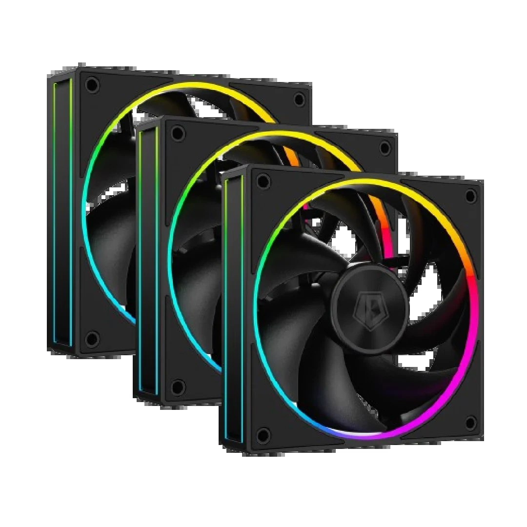 Fan ID-Cooling AS-120-ARGB-K TRIO Triple Pack - Black - ARGB - New