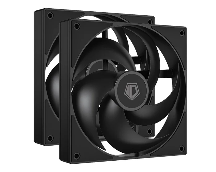 Fan ID-Cooling AS-140-K DUET Dual Pack - Black - PWM - New