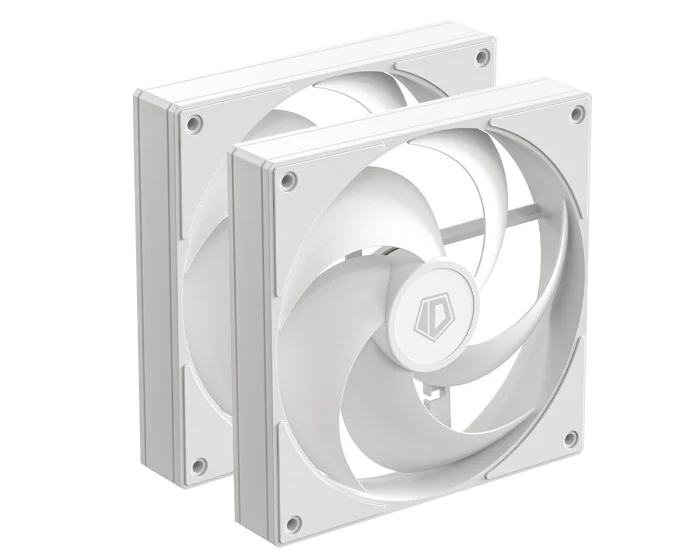 Fan ID-Cooling AS-140-W DUET Dual Pack - White - PWM - New