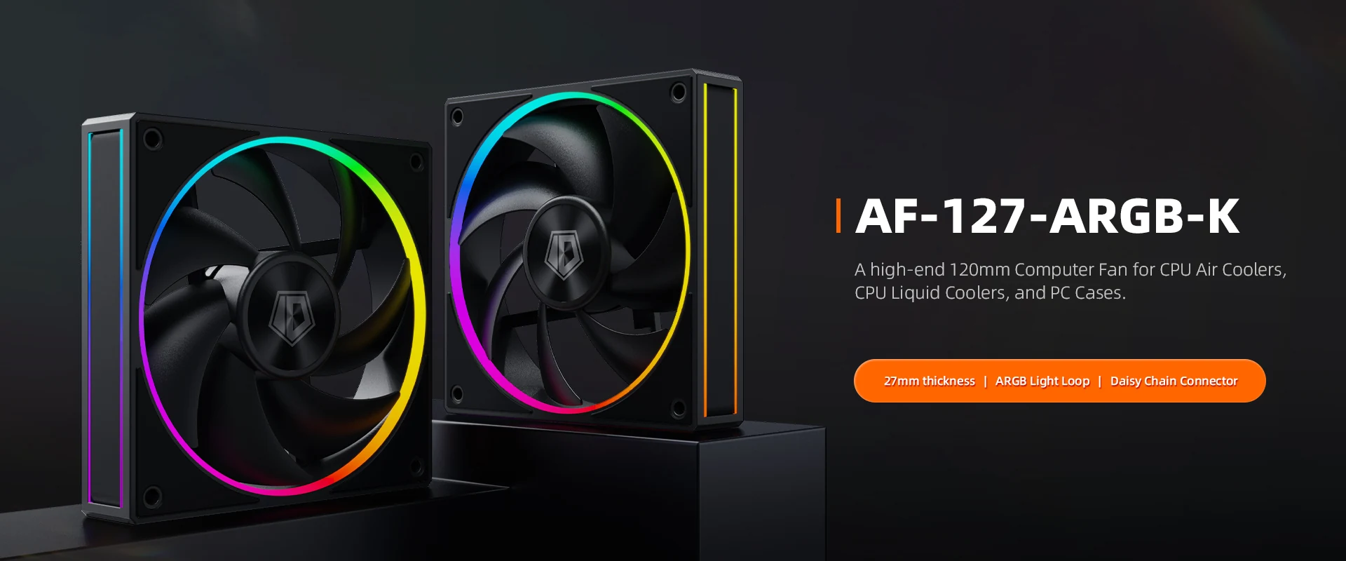 Fan ID-Cooling AT-120-K - Black - PWM - New