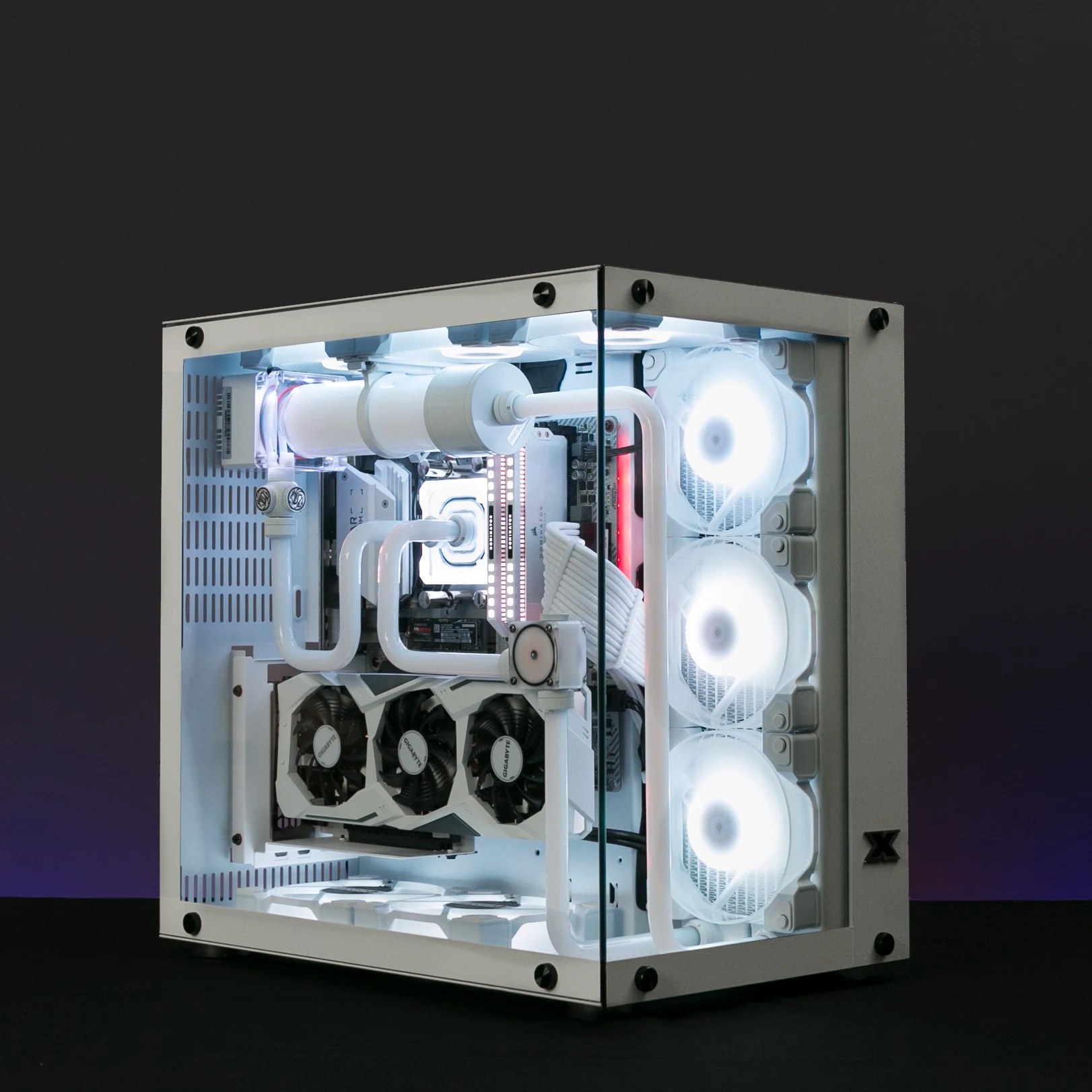 Fan ID-Cooling DF-12025-ARGB TRIO SNOW Triple Pack - White - ARGB - New
