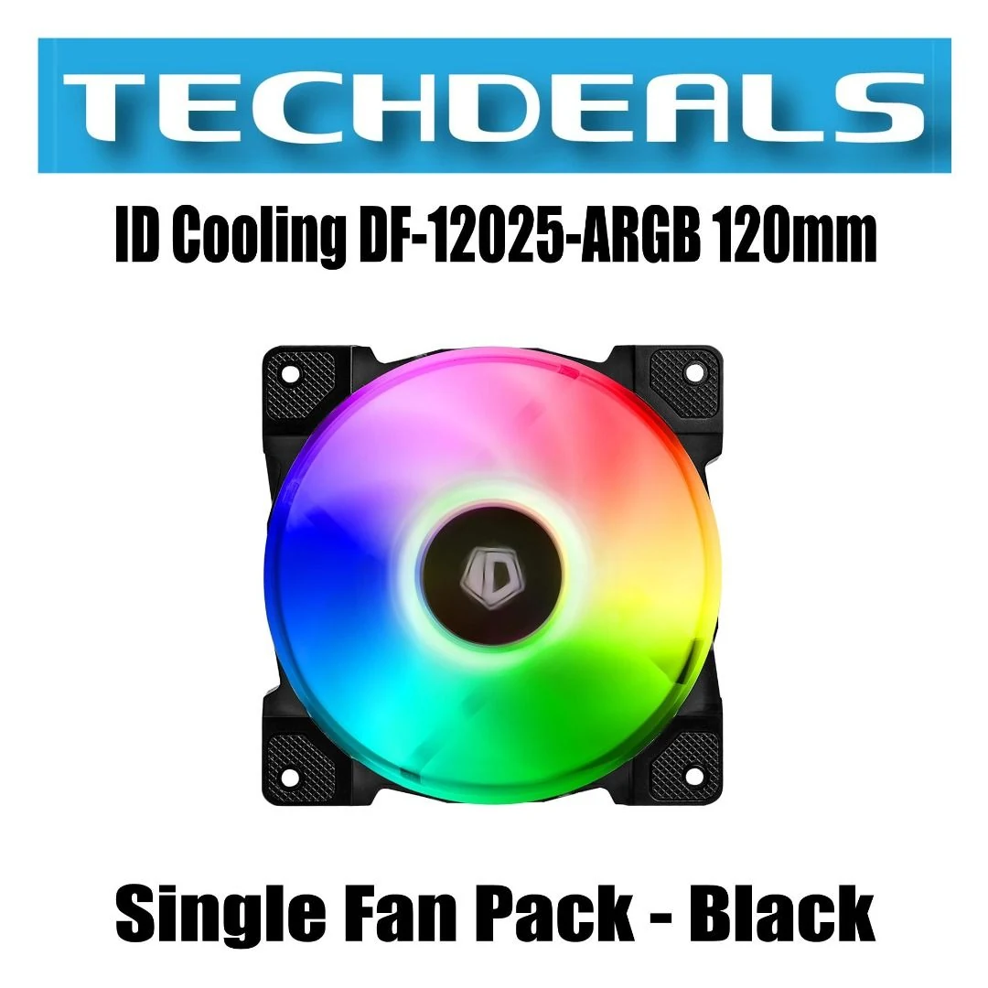 Fan ID-Cooling DF-12025-ARGB-XT - Black - ARGB - New