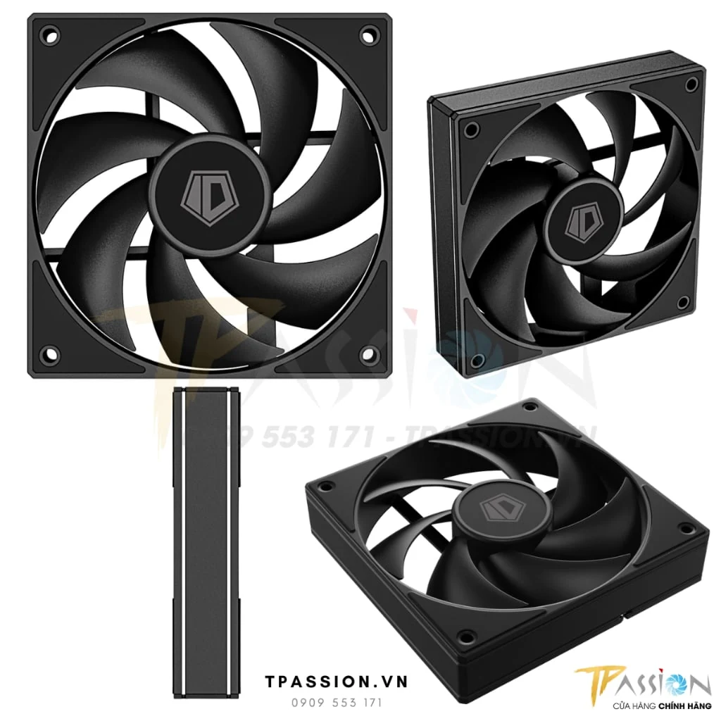 Fan ID-Cooling DF-125-K - Black - PWM - New