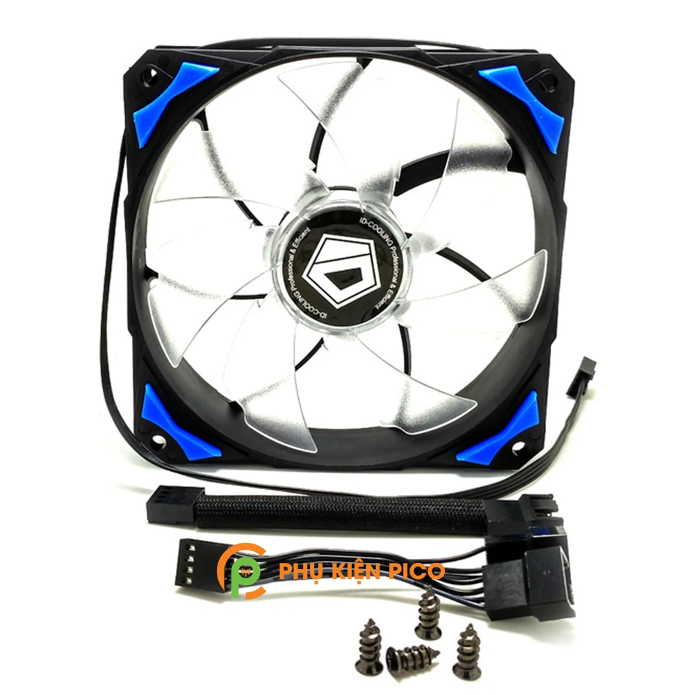Fan ID-Cooling PL-12025-G - Black/Green - LED - New