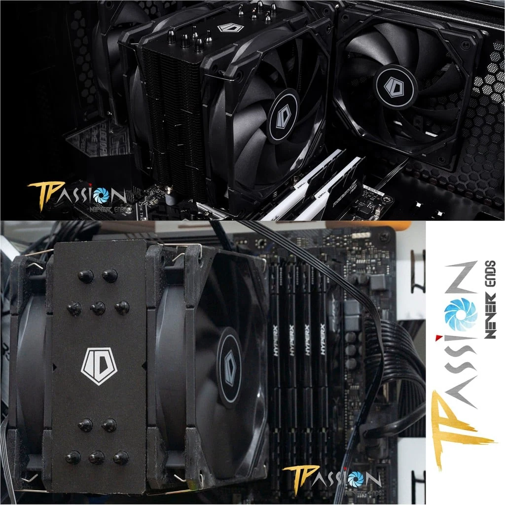 Fan ID-Cooling PL-12025-W - Black/White - LED - New