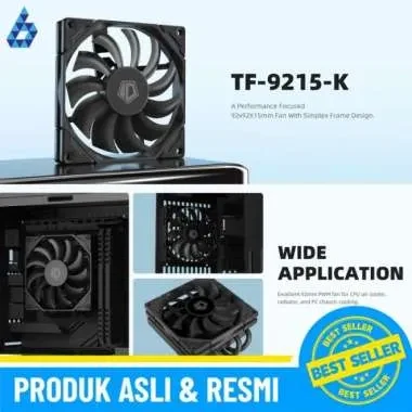 Fan ID-Cooling TF-12015-K - Black - PWM - New