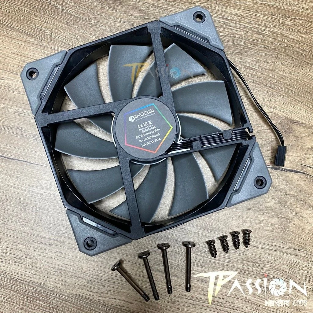 Fan ID-Cooling TF-12025-BLACK - Black - PWM - New