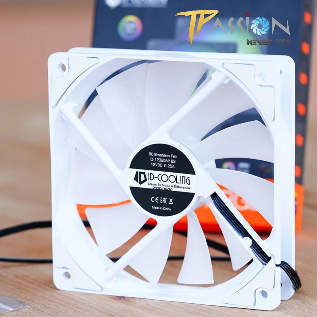Fan ID-Cooling TF-12025-PRO-ARGB REVERSE WHITE - White - ARGB - New
